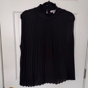 Nanette Lepore Elegant Black Sleeveless Blouse